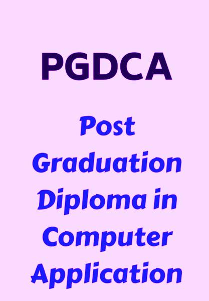Post Graduate Diploma in Computer Application